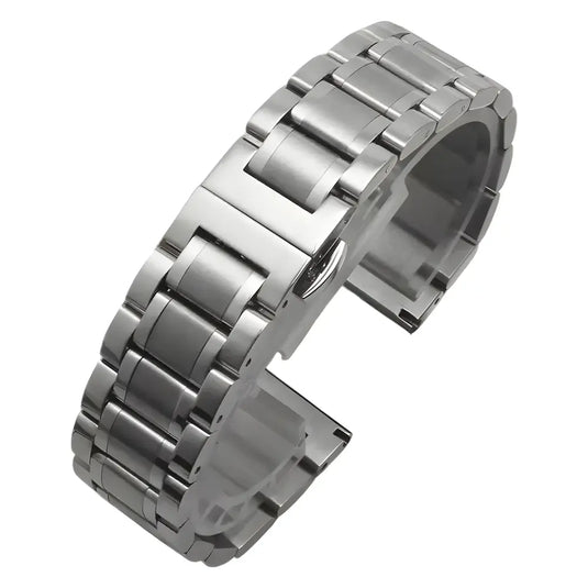 Bracelet montre acier inoxydable argent