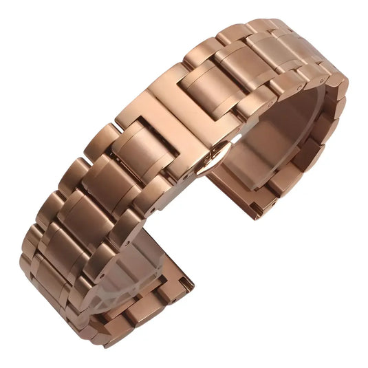 Bracelet montre acier inoxydable or rose