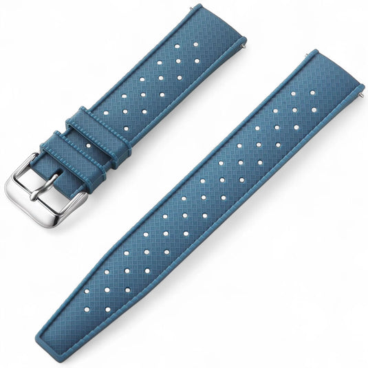 Bracelet montre tropic caoutchouc bleu océan