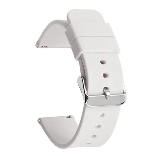 Bracelet montre silicone blanc
