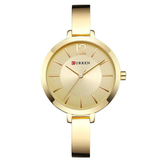 Montre Femme Bracelet Fin couleur or