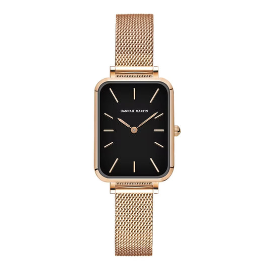Montre Femme Rectangulaire cadran noir