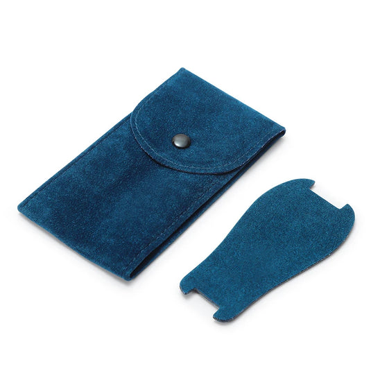 Pochette montre voyage bleu marine