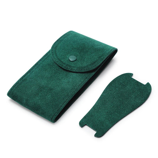 Pochette montre voyage vert