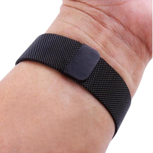 bracelet milanais magnétique noir