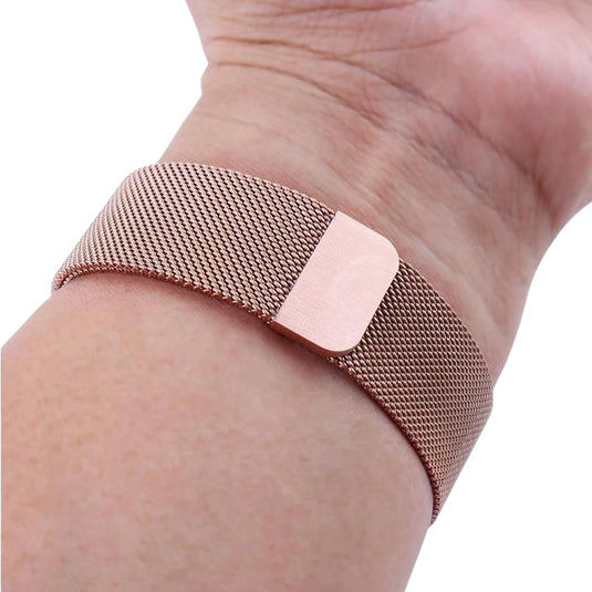 bracelet milanais magnétique or rose