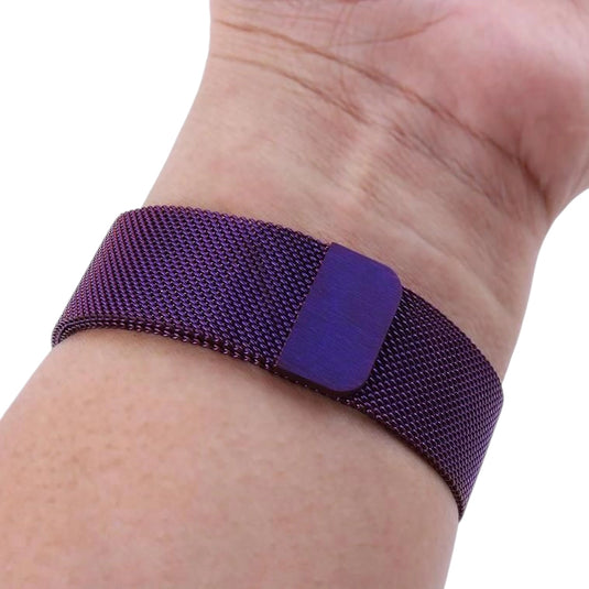bracelet milanais magnétique violet