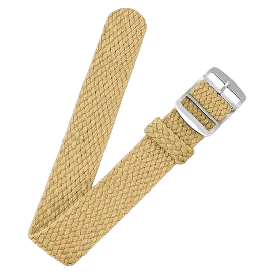bracelet montre nylon tressé beige