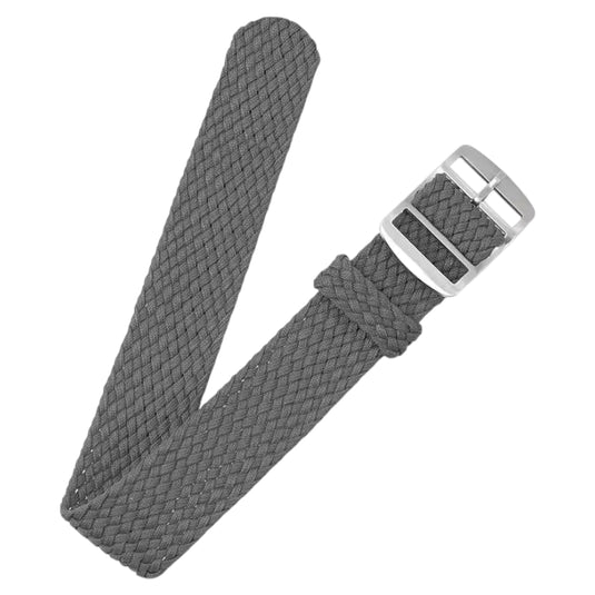bracelet montre nylon tressé gris tissu tressé perlon