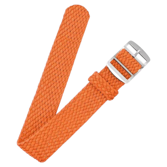 bracelet montre nylon tressé orange