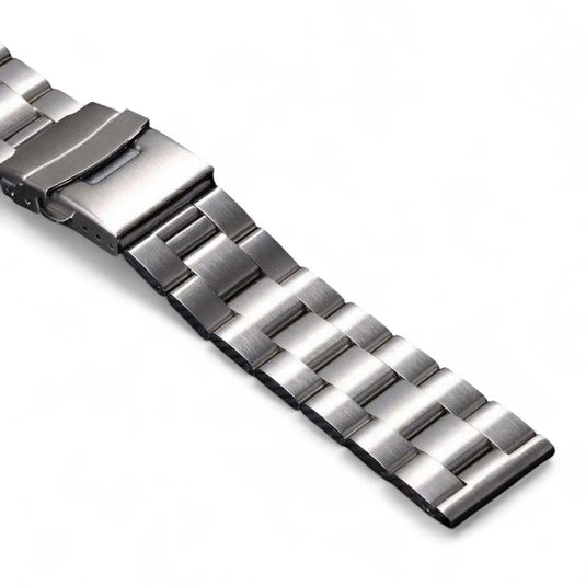 bracelet oyster acier inoxydable argent