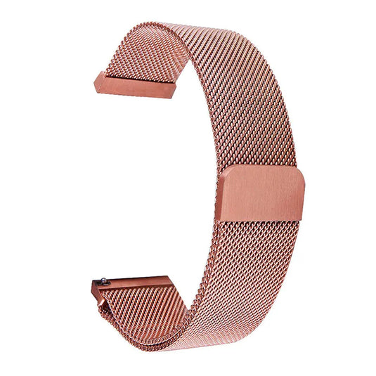 bracelet montre maille milanaise magnétique or rose