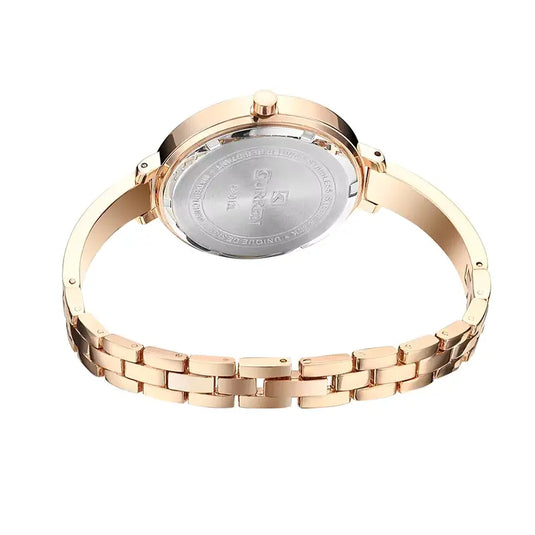 Montre Femme Bracelet Fin couleur or-rose photo bracelet