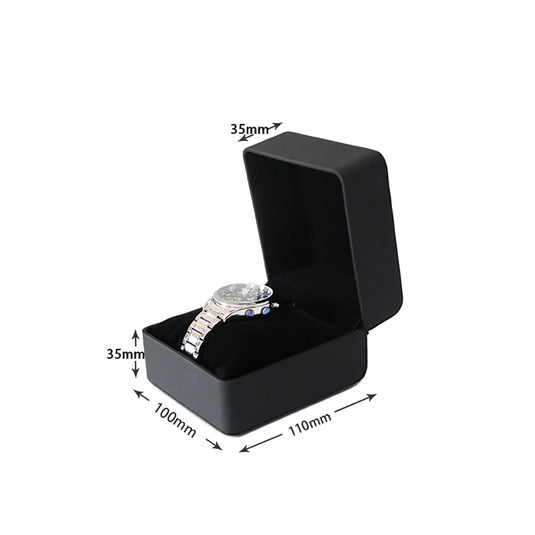 écrin montre cuir noir dimensions