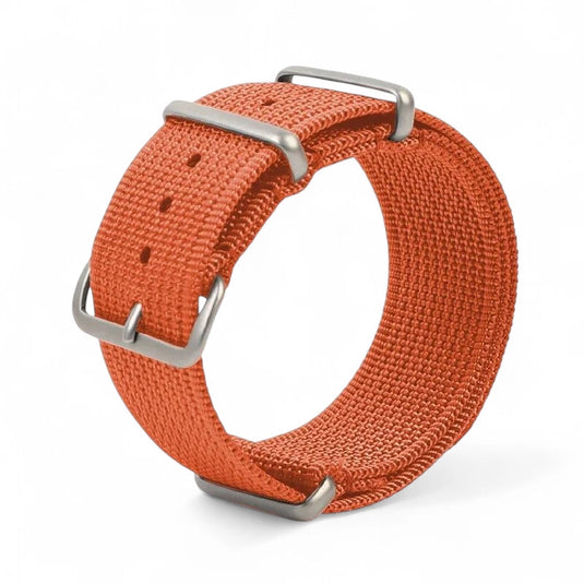 Bracelet montre nato orange