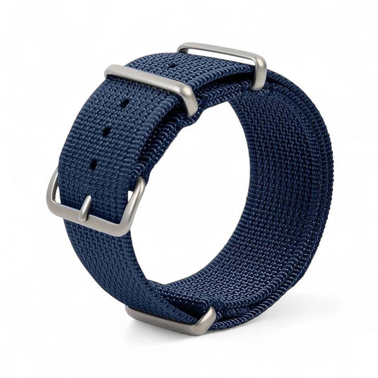 Bracelet montre nato bleu marine