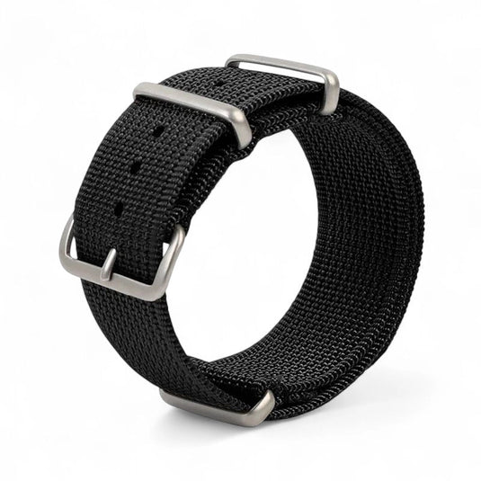 Bracelet montre nato noir