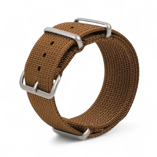 Bracelet montre nato marron