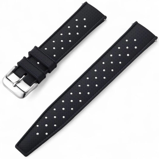 Bracelet montre tropic silicone noir