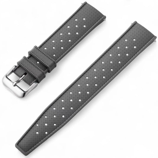 Bracelet montre tropic silicone gris