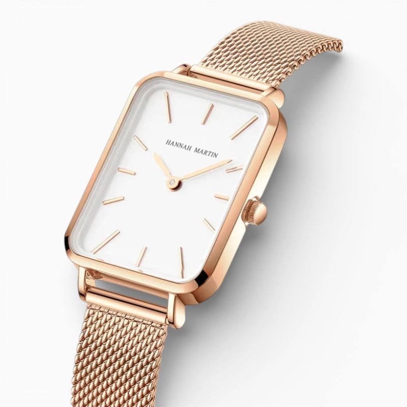 Montre Femme Rectangulaire • NACRE