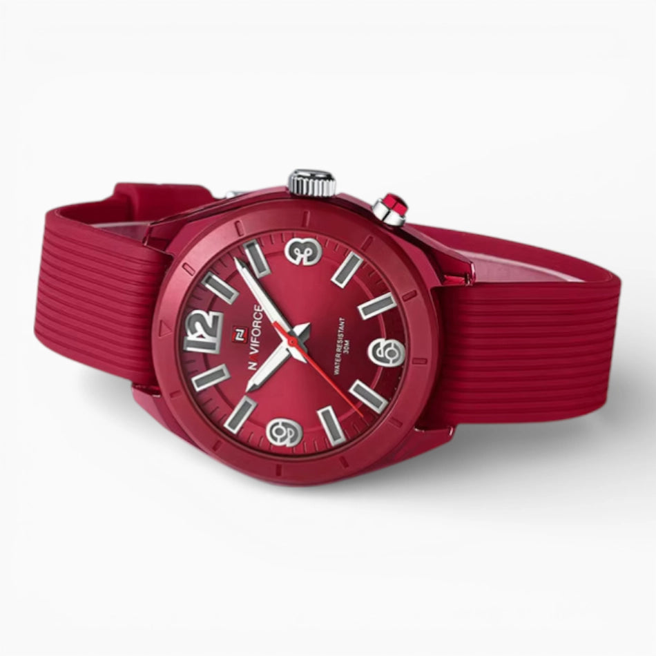 Montre Femme Bracelet en Silicone • GRENAT