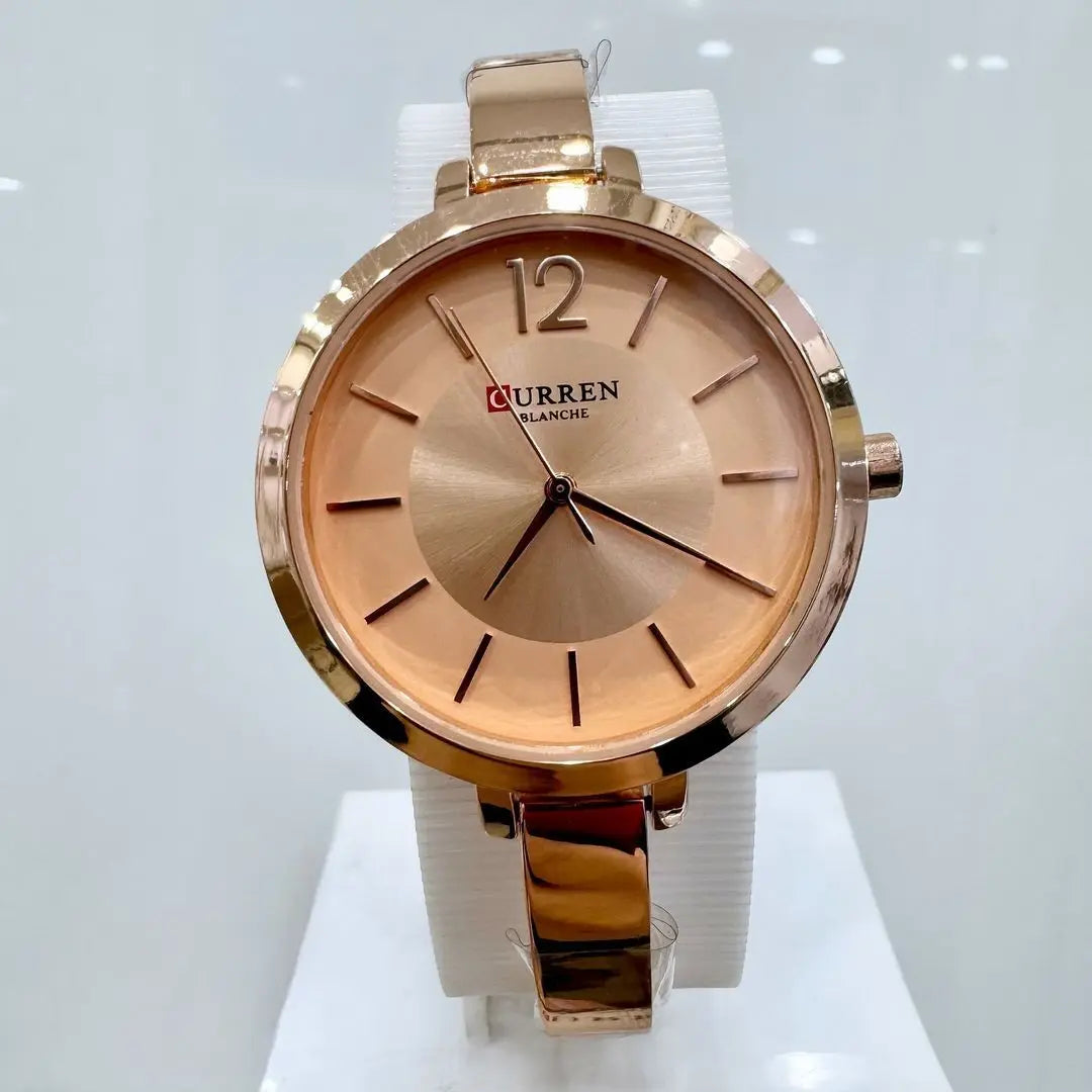 photo Montre Femme Bracelet Fin couleur or-rose