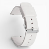 Bracelet montre silicone blanc
