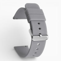 Bracelet montre silicone gris