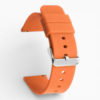 Bracelet montre silicone orange