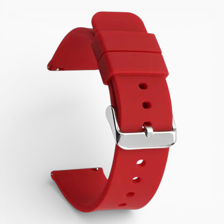 Bracelet montre silicone rouge