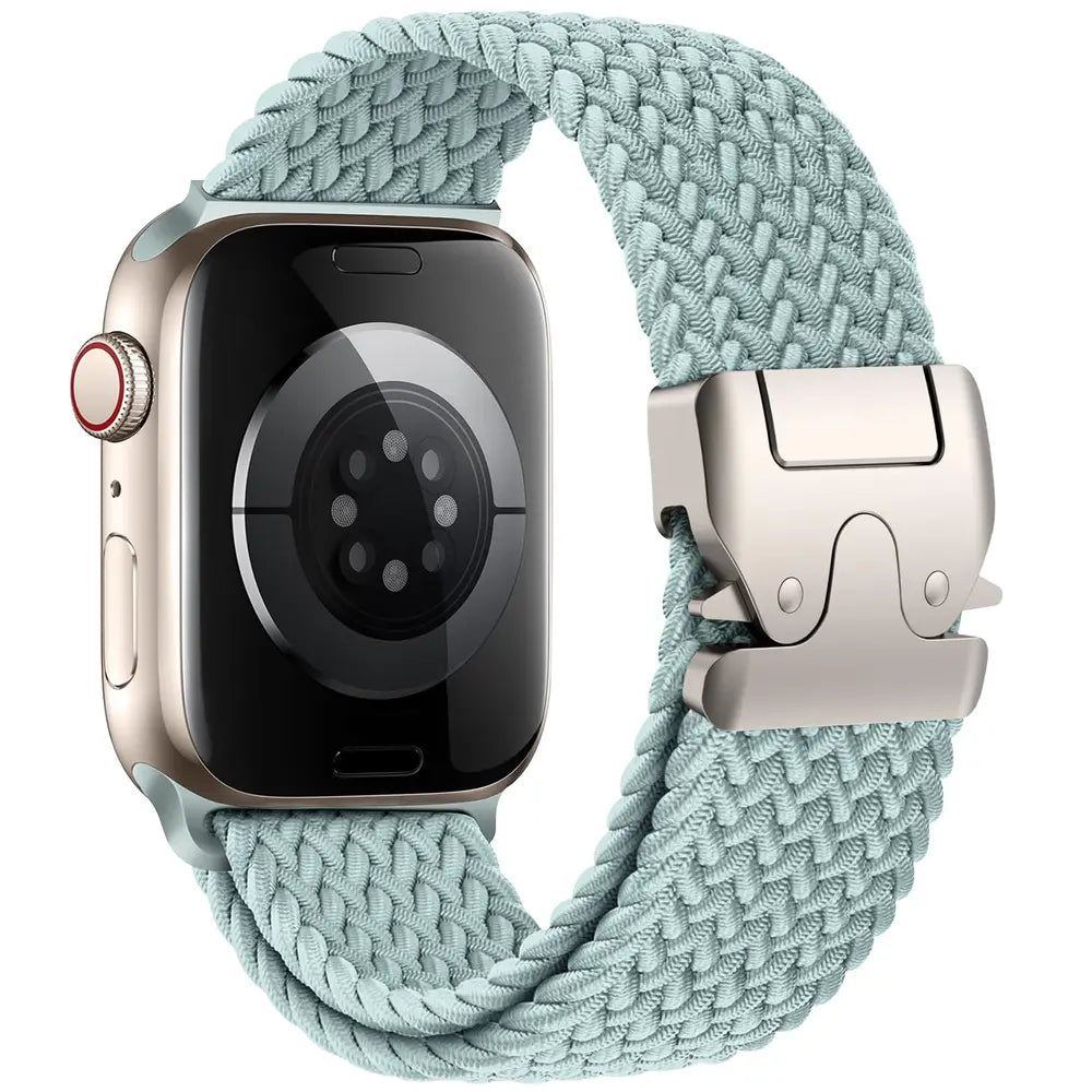 Bracelet tressé Apple Watch bleu ciel