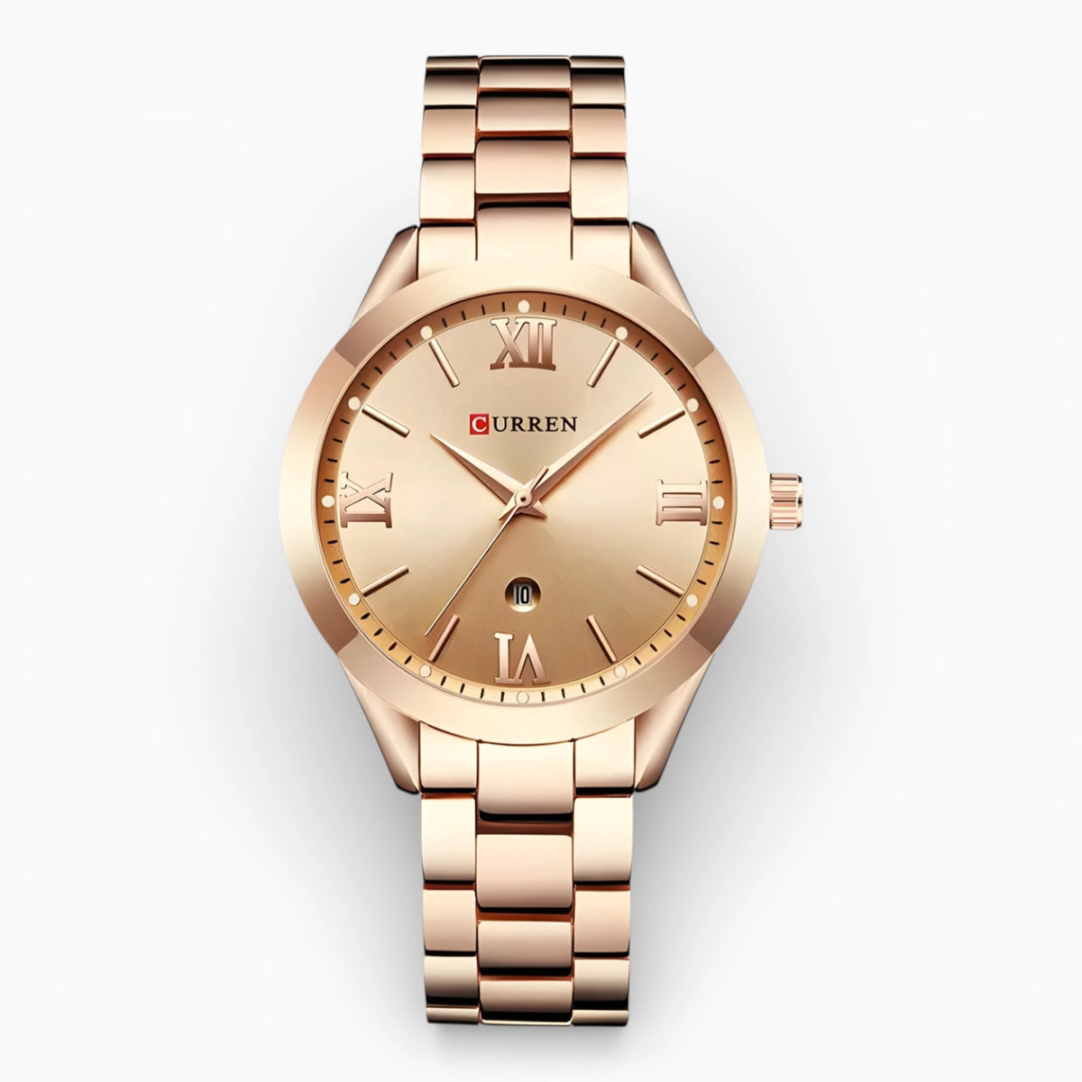 Montre Femme Couleur Or Rose • JADE