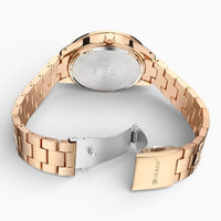 Montre Femme Acier Or Rose Boucle Déployante