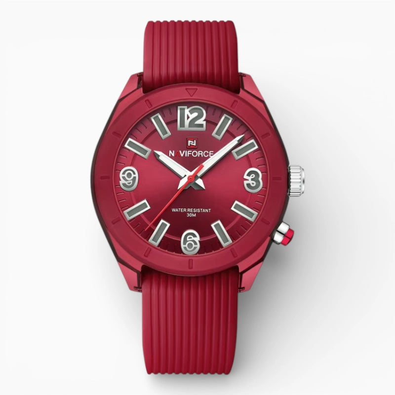 Montre Femme Bracelet en Silicone • GRENAT