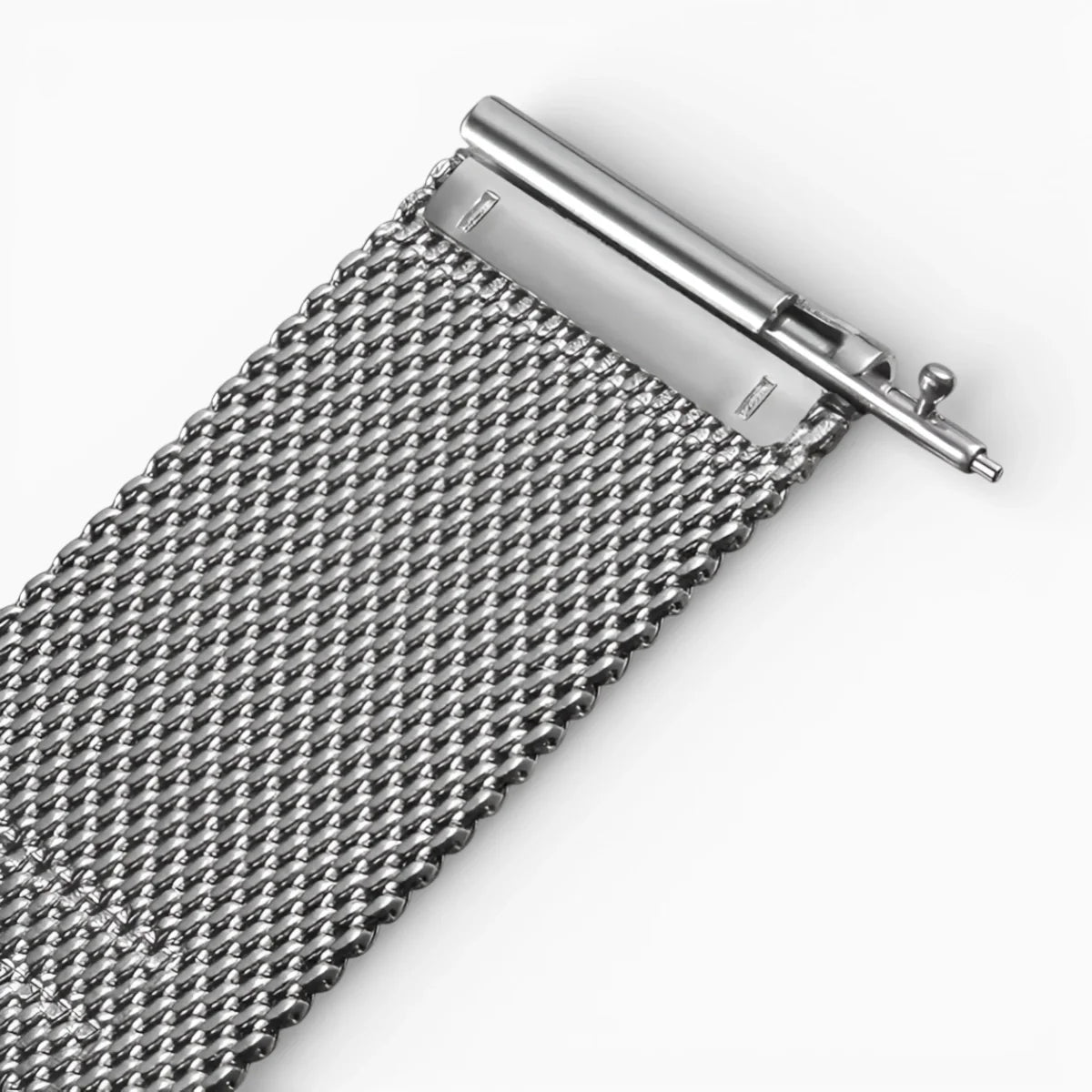 Bracelet Milanais Boucle Déployante argent