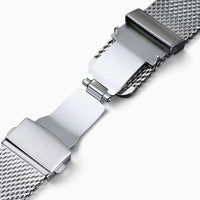 Bracelet Milanais Boucle Déployante argent