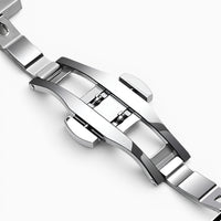 bracelet montre acier argent