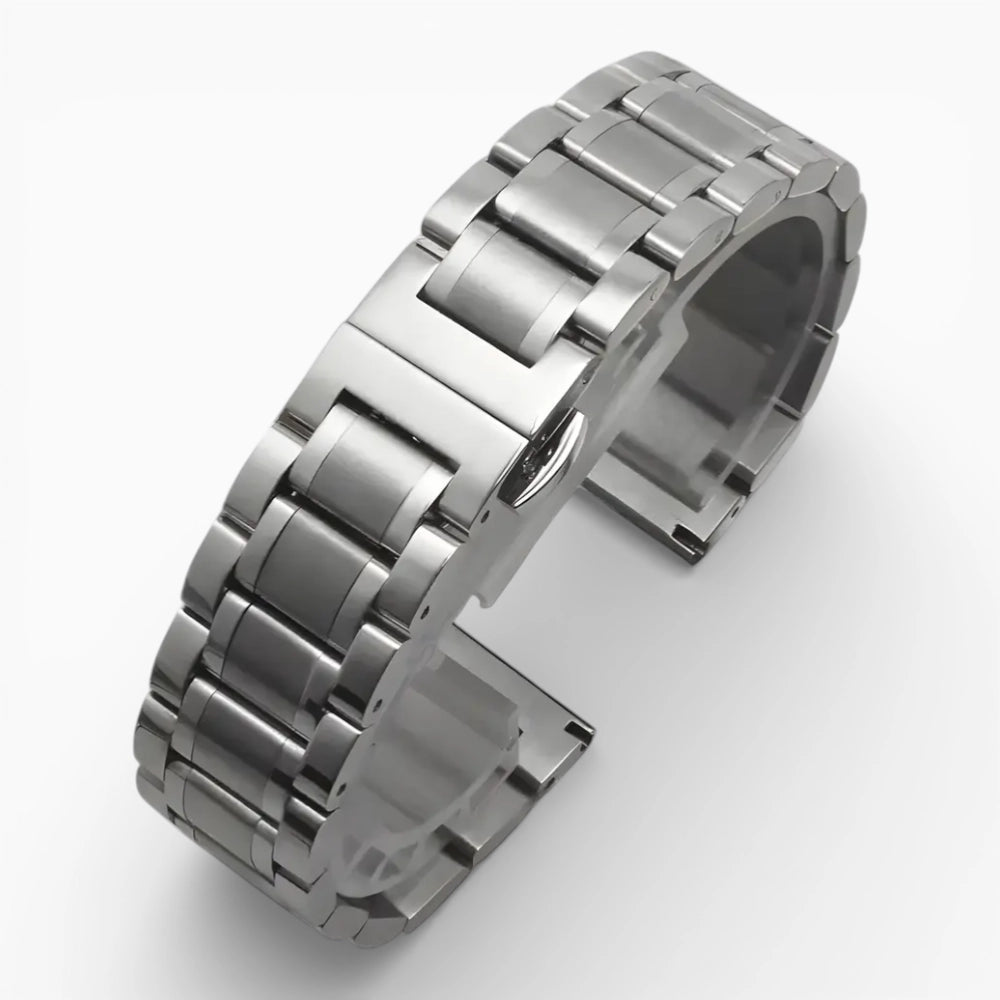 bracelet montre acier argent