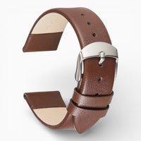 bracelet montre cuir fin marron