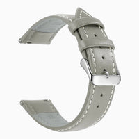 bracelet montre cuir vintage gris