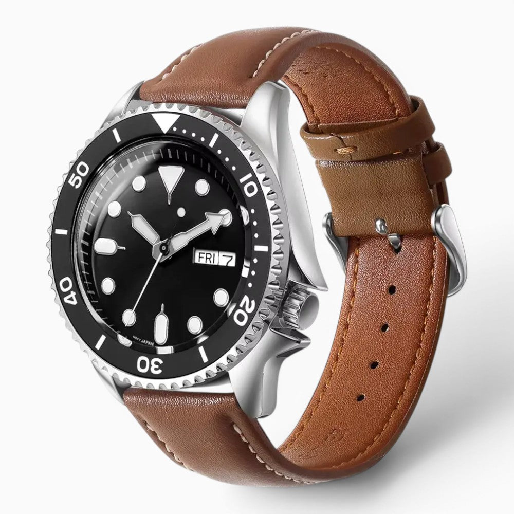 Bracelet Montre Cuir Vintage