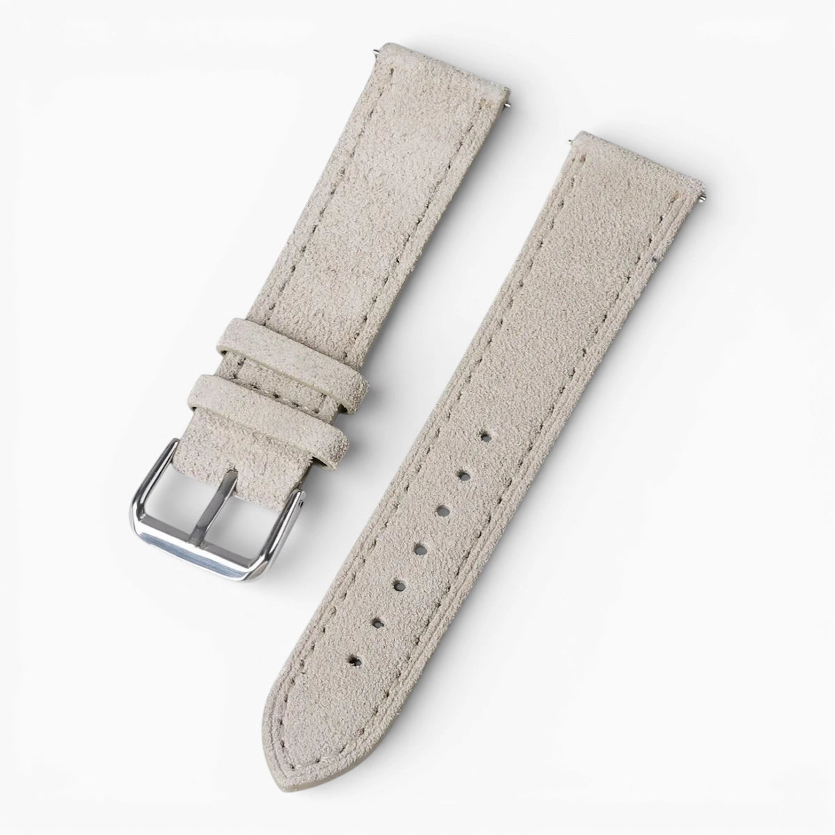 bracelet montre daim beige