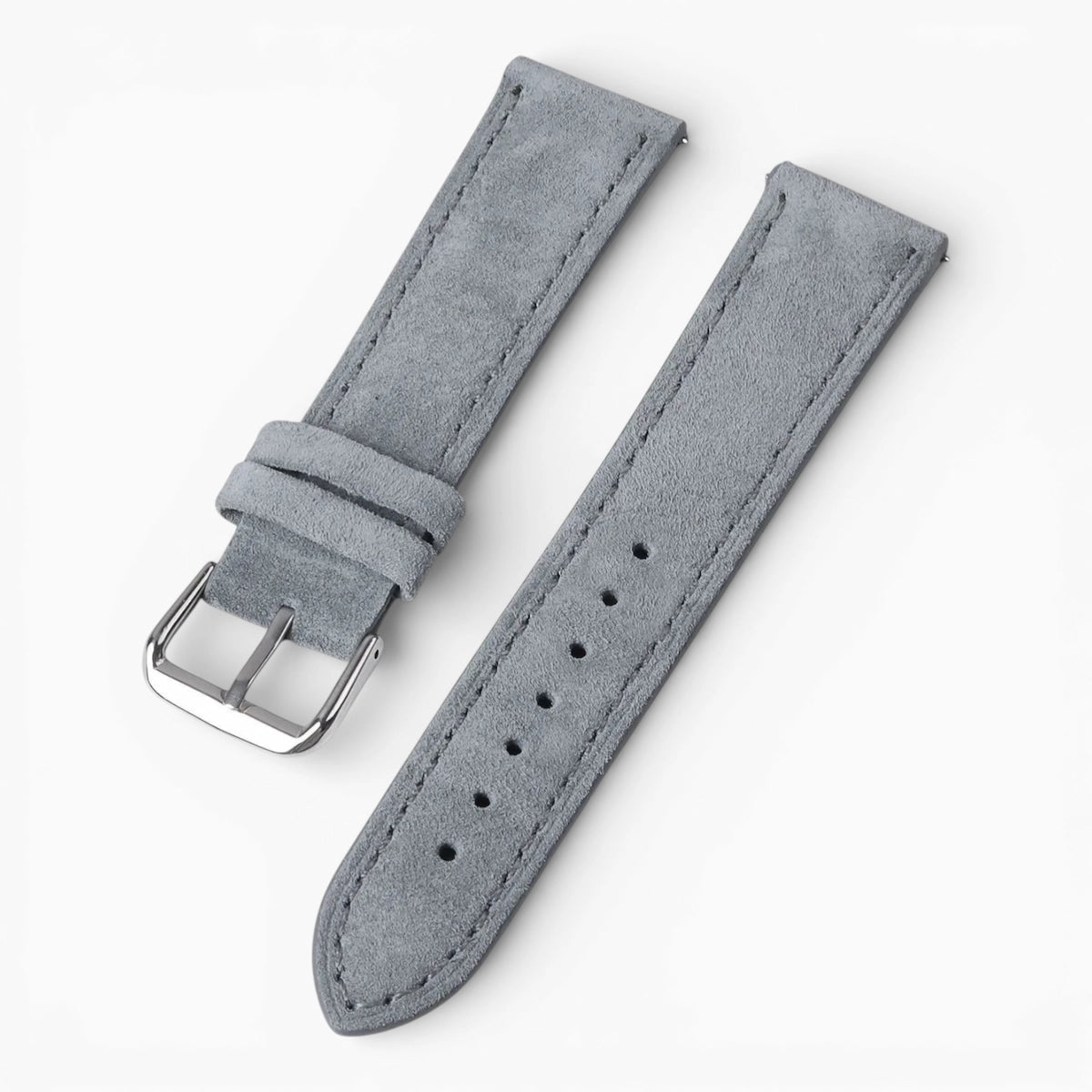 bracelet montre daim gris