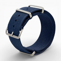bracelet montre nato bleu marine