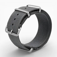 bracelet montre nato gris