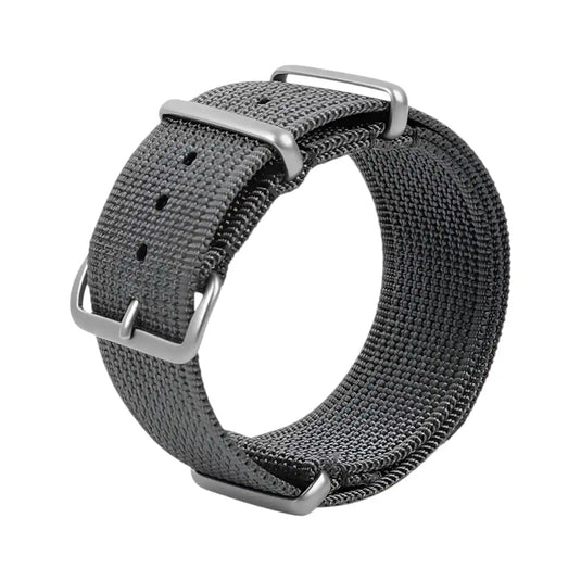 bracelet montre nato gris