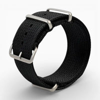 bracelet montre nato noir