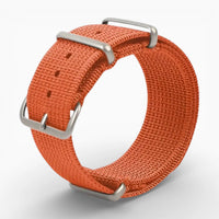 bracelet montre nato orange