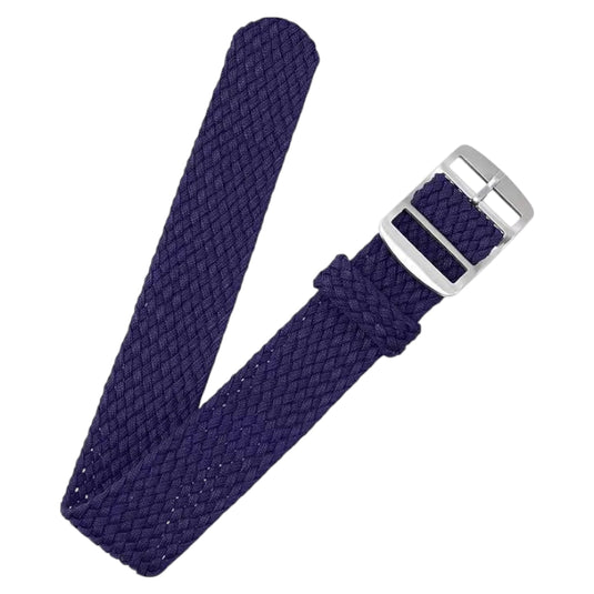 bracelet montre nylon tressé bleu marine